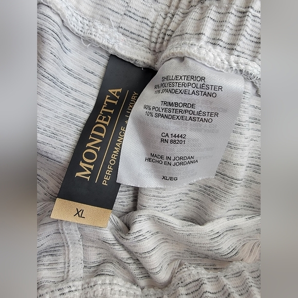 Mondetta Performance Luxury Shorts Men's XL Gray Pull on Athletic Gym lounge - Picture 3 of 6